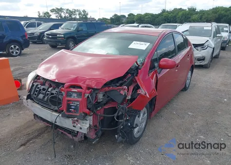 2011 Toyota Prius Two from USA, damaged, VIN JTDKN3DU6B0279899